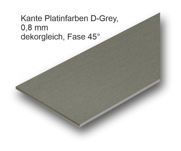 Platinfarbig D-Grey 19,6 mm
