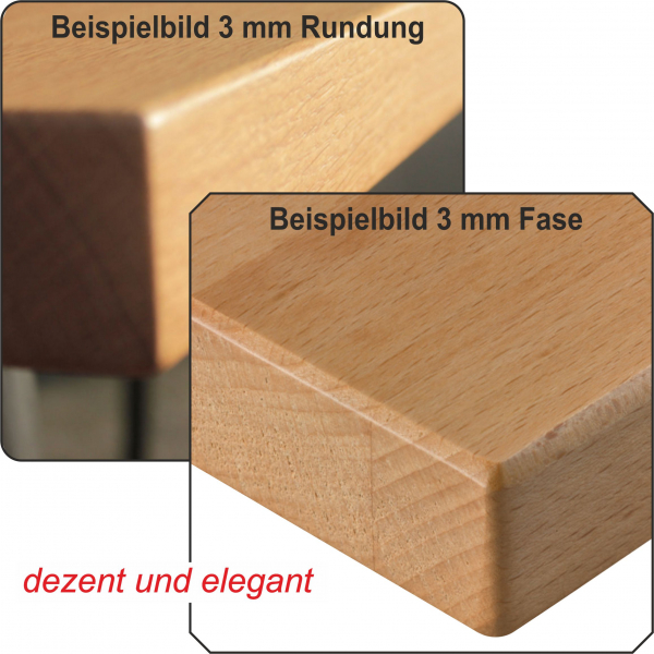 Eiche Europäisch Massivholzplatte 19 mm